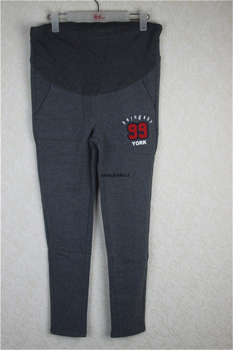 AMLW27779[爱宝]口袋贴数字加绒小脚裤