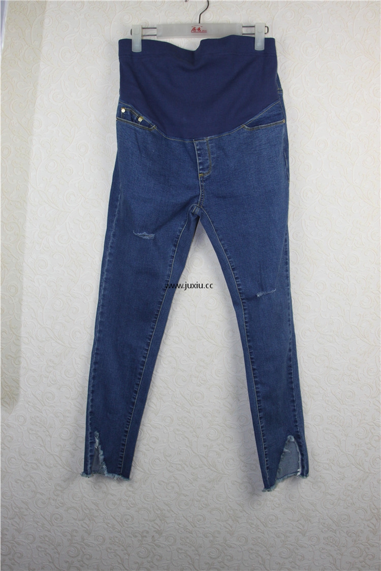 38W8742700[38周]破洞牛仔裤