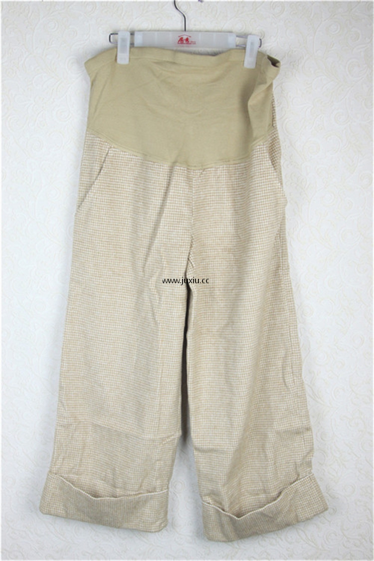 XF83C2039拼出完美阔腿裤（格子）