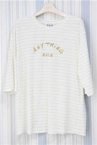 [拼出完美]条纹T恤