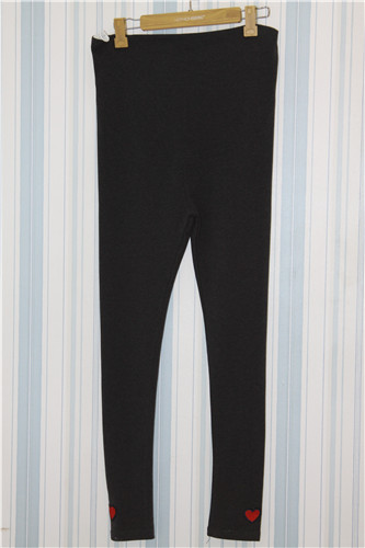 [爱宝]下脚贴心心前无橡筋打底裤