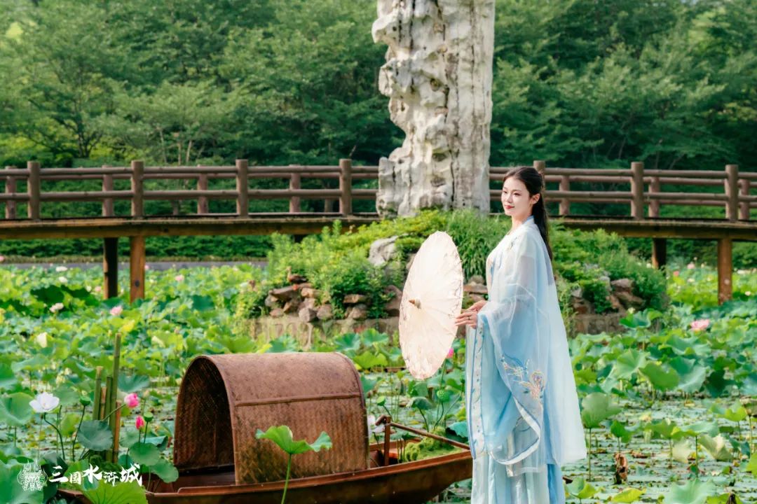 夏日去“荷”处？来三国水浒城，荷韵正当时