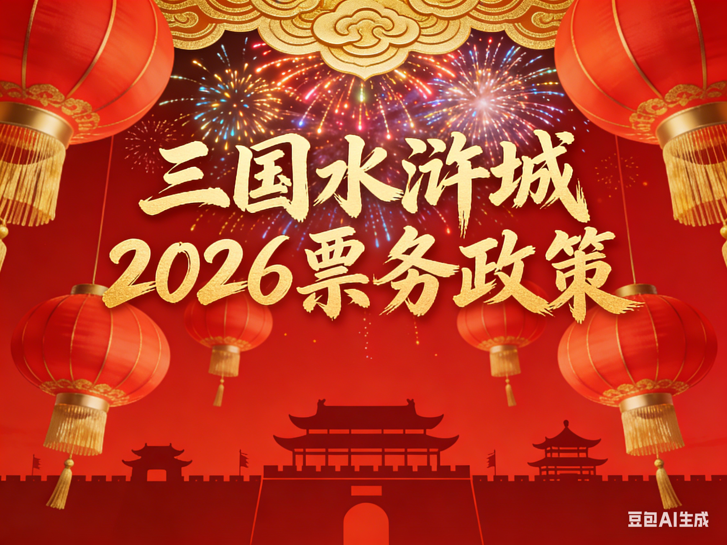 解锁2026！全新票务政策出炉，玩转三国水浒城更省更畅快！