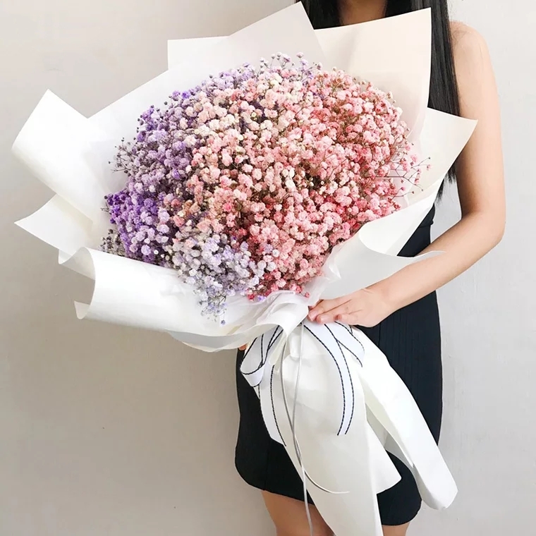 满天星辰 只因有你 005 混搭满天星花束