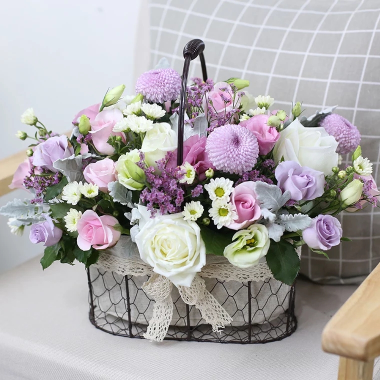 你的香气——私人定制手提花篮