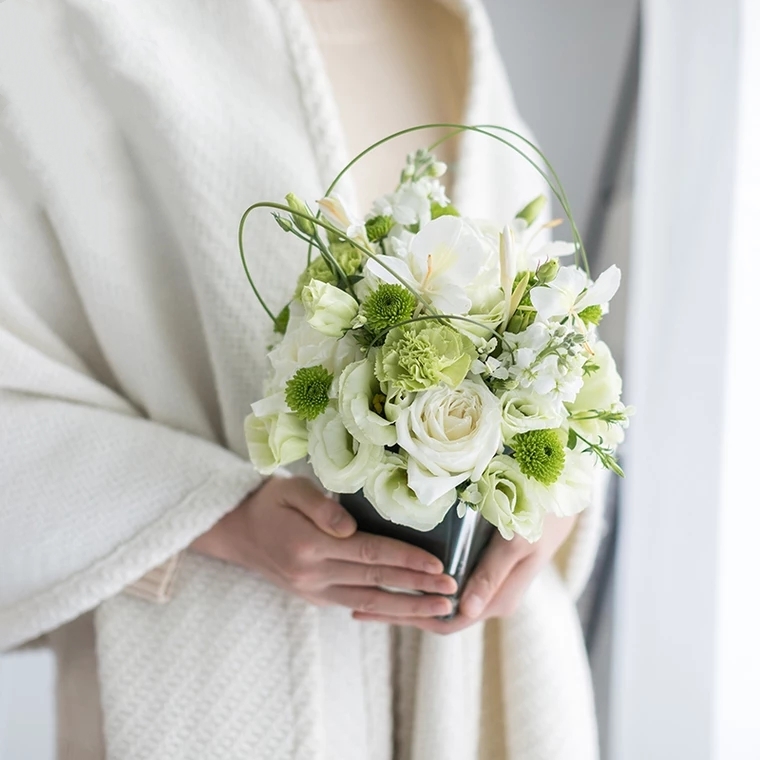 小桌花 台花 方缸鲜花 002