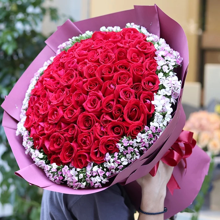 温柔的记忆/99朵玫瑰花精美花