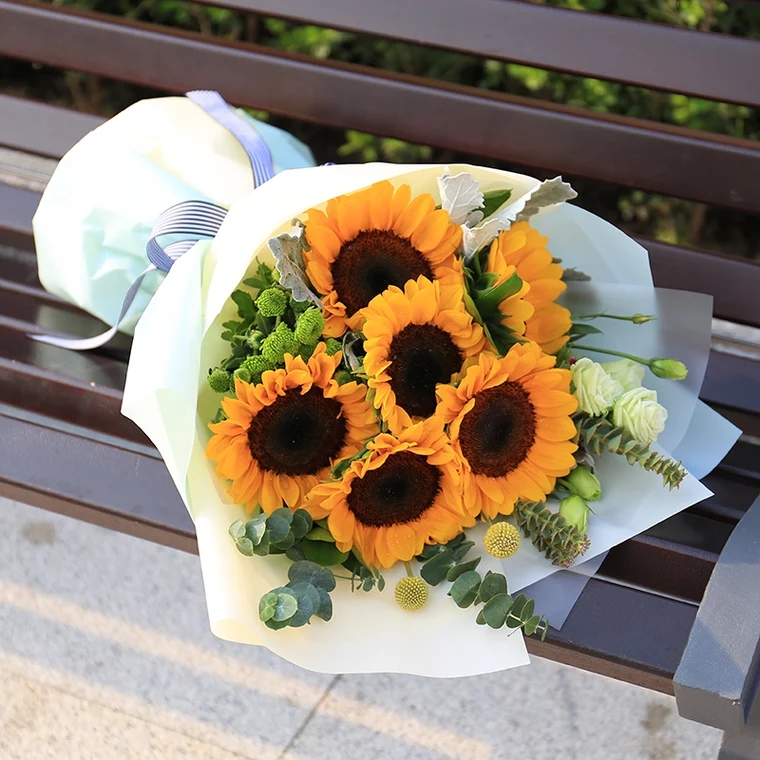 我们的爱-6朵向日葵精美包装 