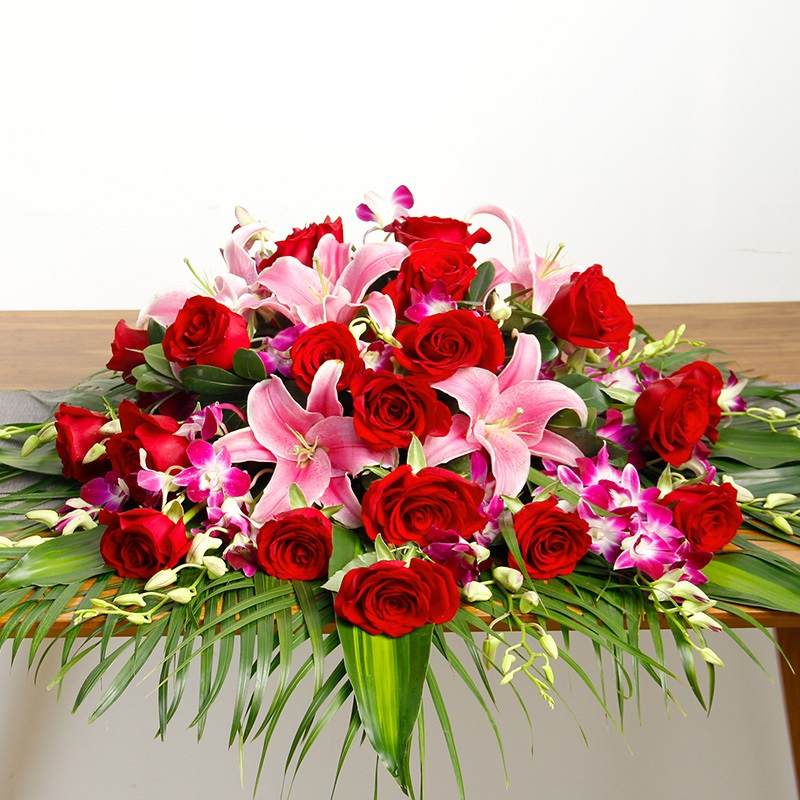 台花 桌花 会议桌鲜花001
