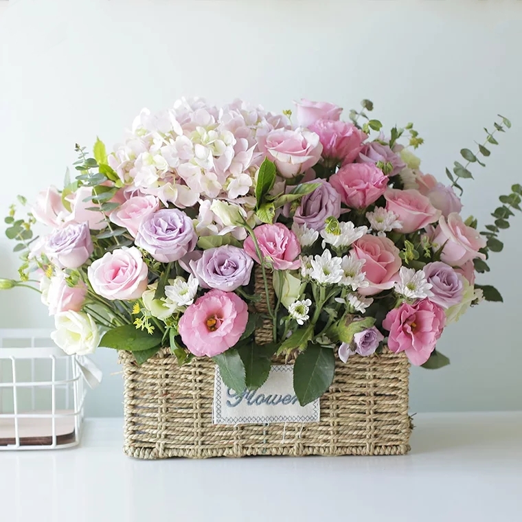 感谢有你——私人定制手提花篮