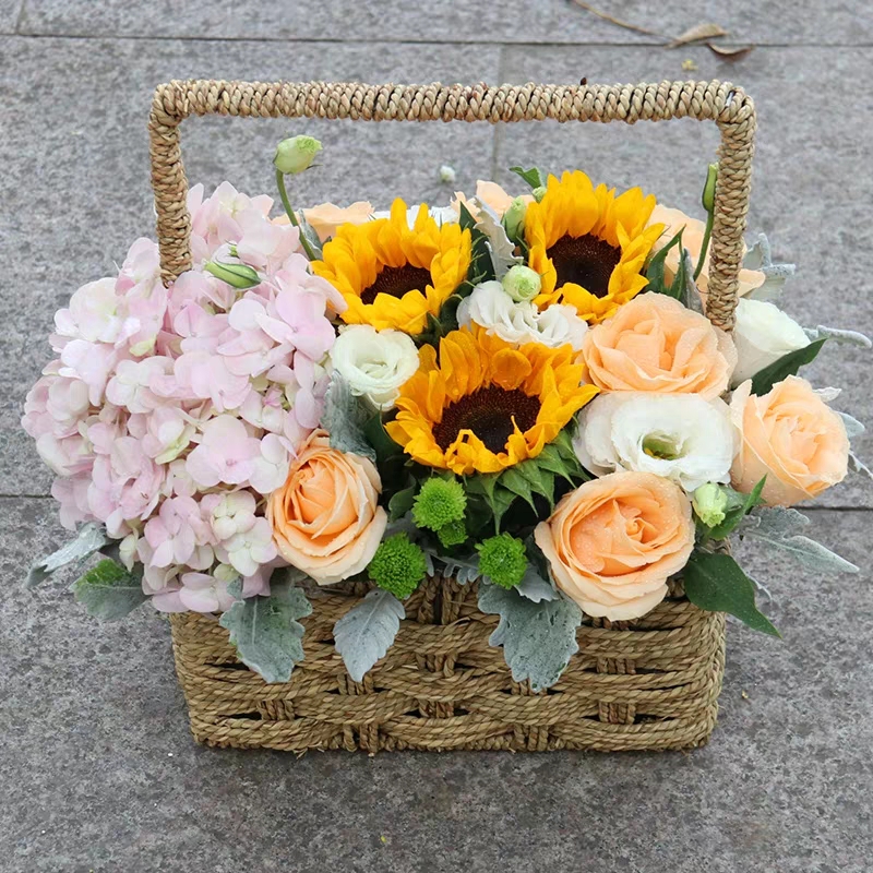 一缕清香——私人定制手提花篮