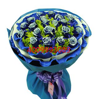 海誓山盟/19朵蓝色妖姬精美包