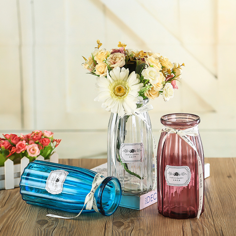 折纸玻璃花瓶 颜色随机 03