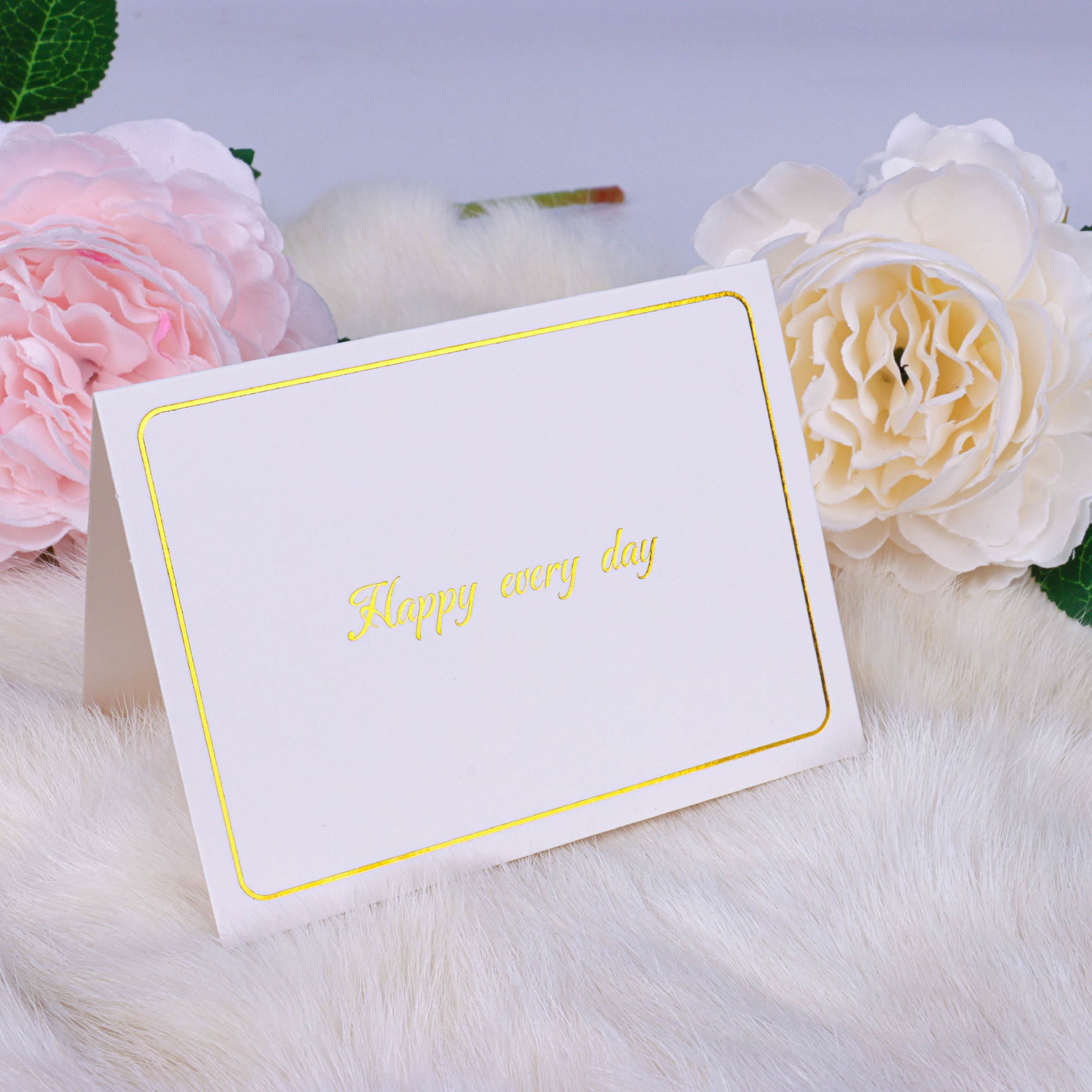 【收藏店铺贺卡免费送】贺卡1张样式随机自印贺卡99条贺卡文案任您选择