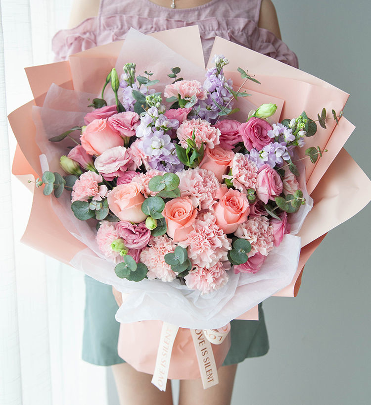 温柔以待/12朵粉色康乃馨 6