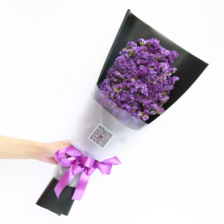 心声——紫色勿忘我精美礼盒盛放