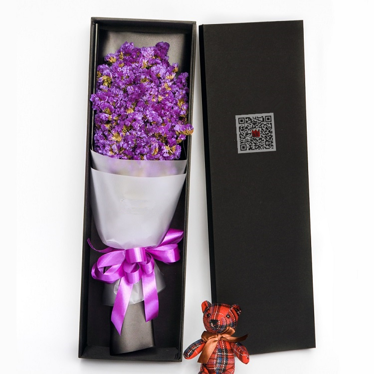 心声——紫色勿忘我精美礼盒盛放