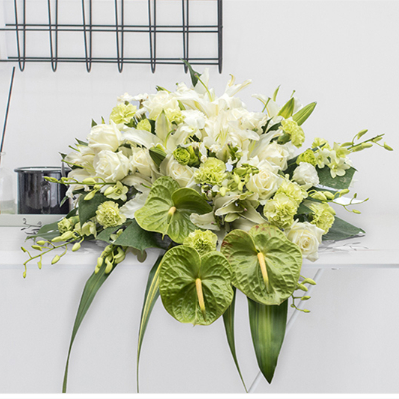 讲台花 桌花 会议桌鲜花B03