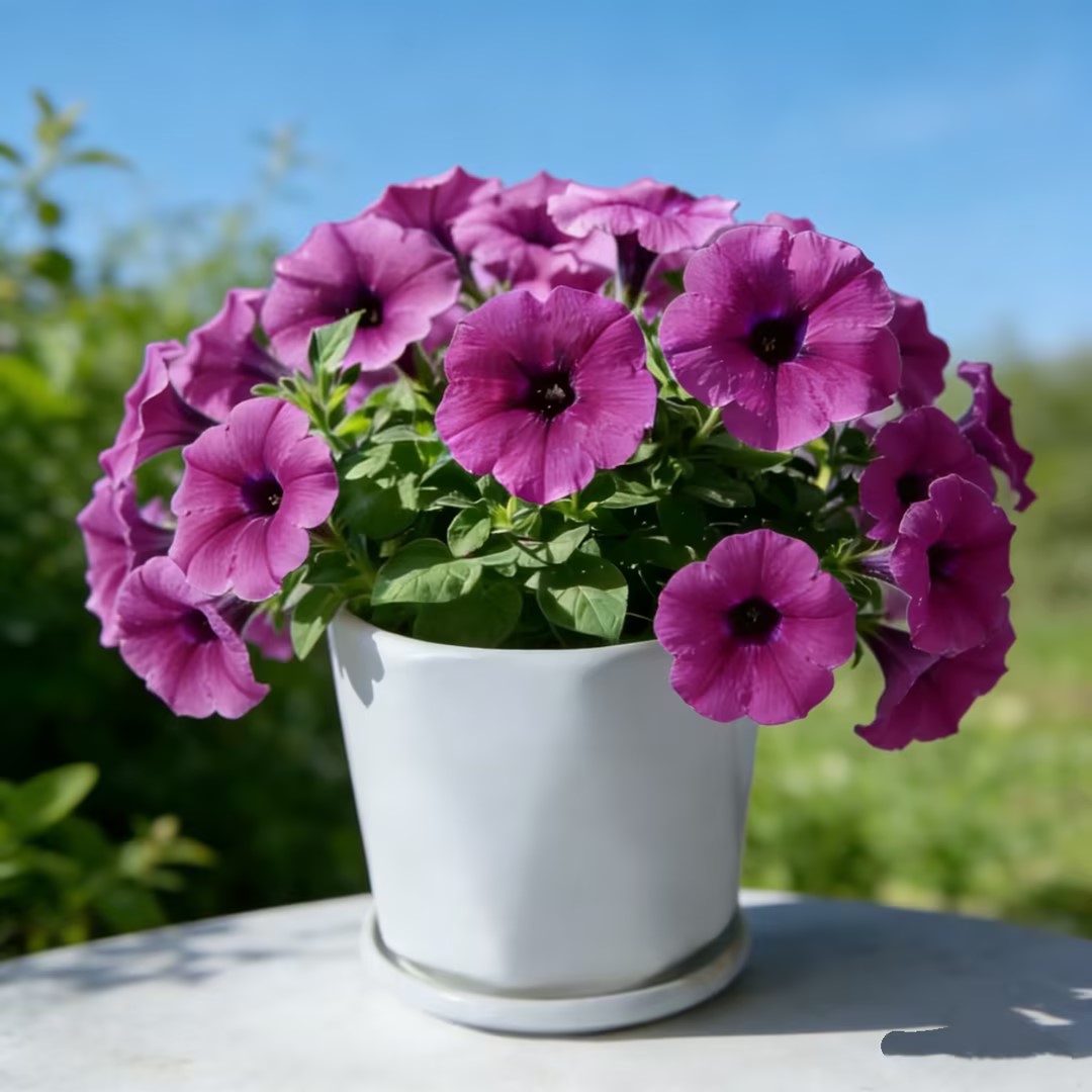 牵牛花植物盆栽重瓣矮牵牛盆栽多