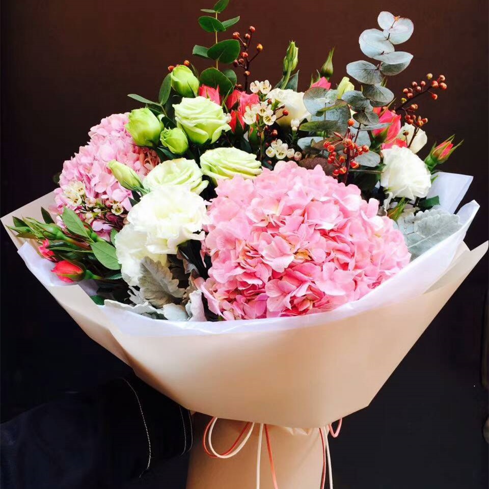 浪漫心情——精品绣球花束【精选