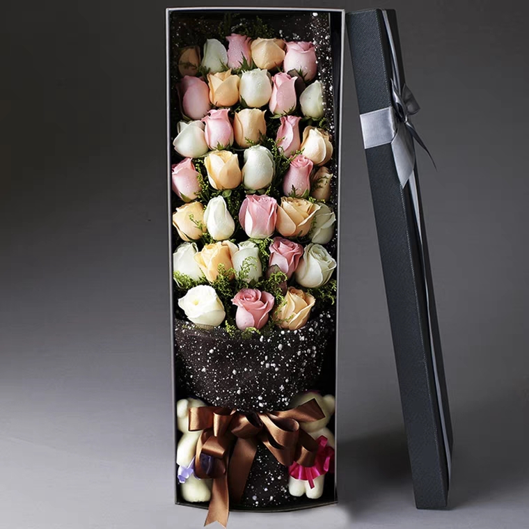 香格里拉之梦-29朵混搭玫瑰花