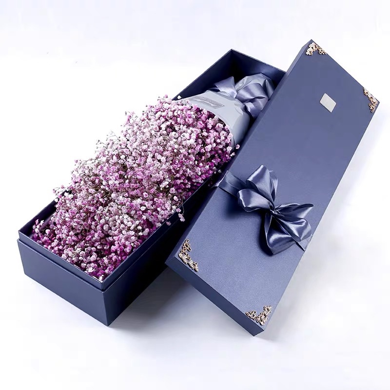 春花秋月-蓝色满天星精美礼盒盛