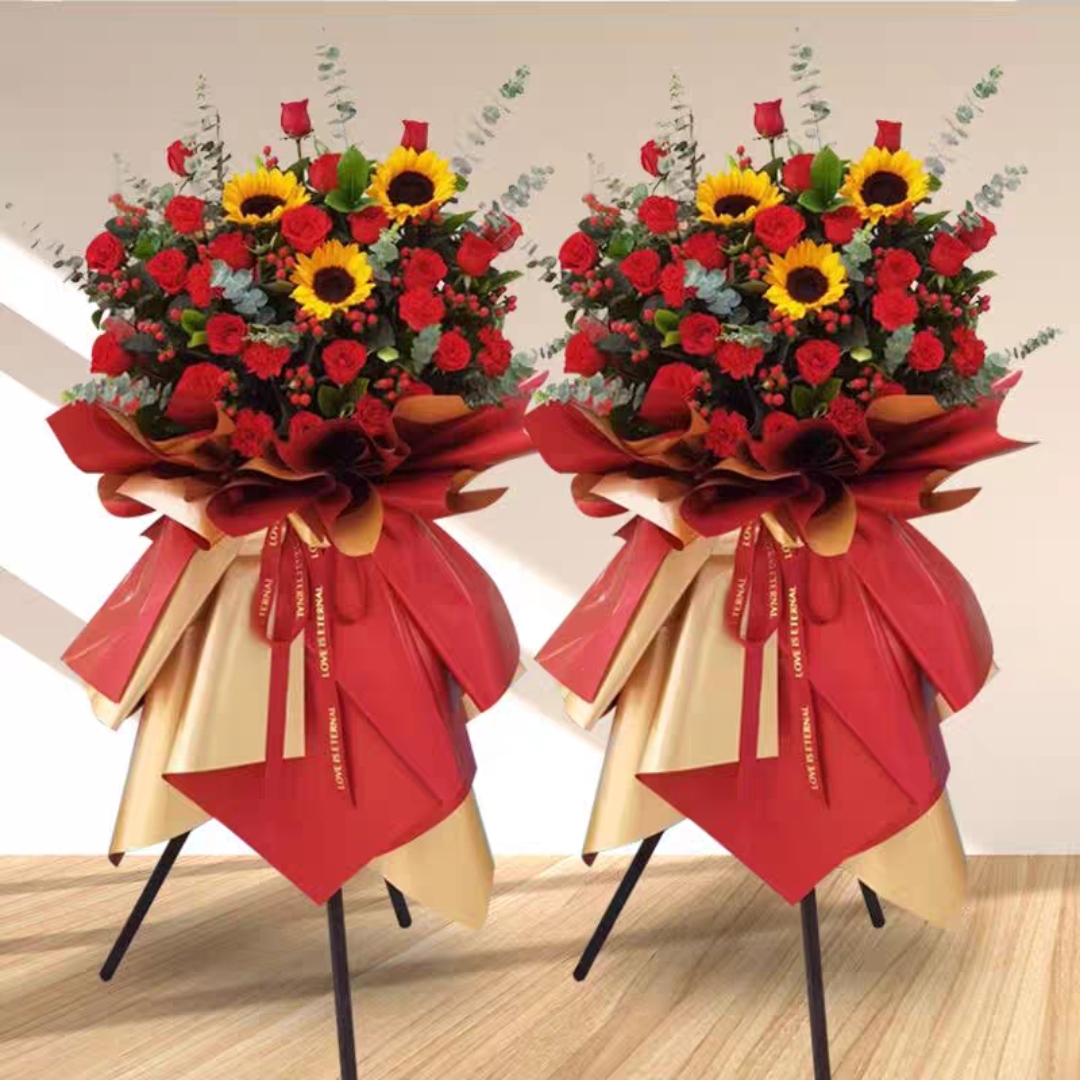 【锦上添花】开业花篮开张花篮庆典花篮1个