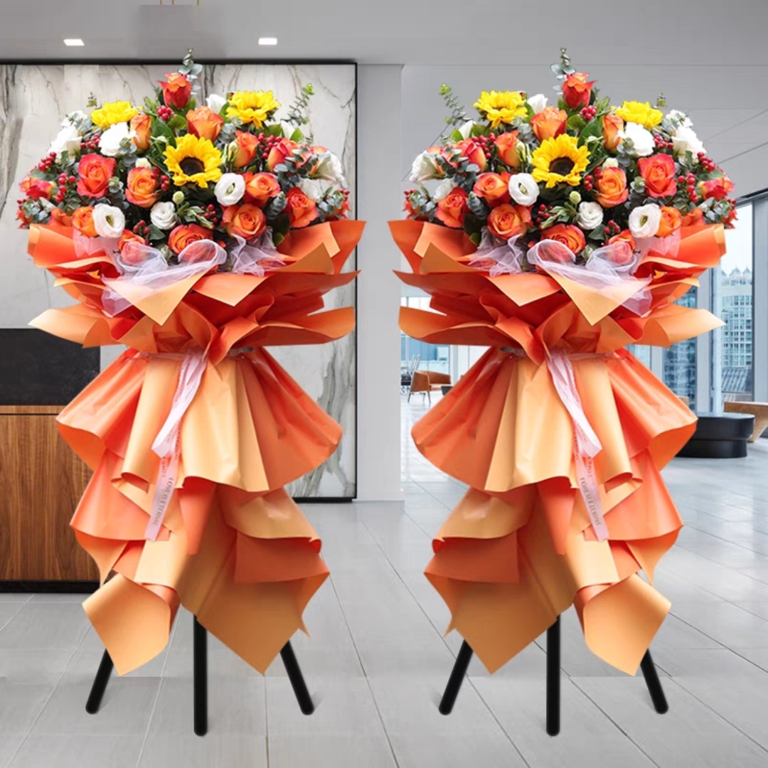 【鸿运当头】开业花篮开张花篮庆典花篮1个