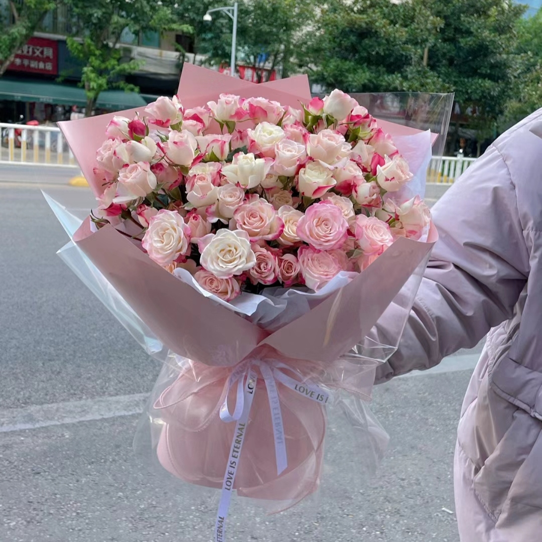 小心愿/10枝多头玫瑰花（多头