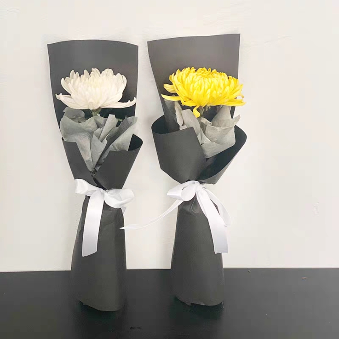 永远怀恋/1朵菊花精美花束包装 021