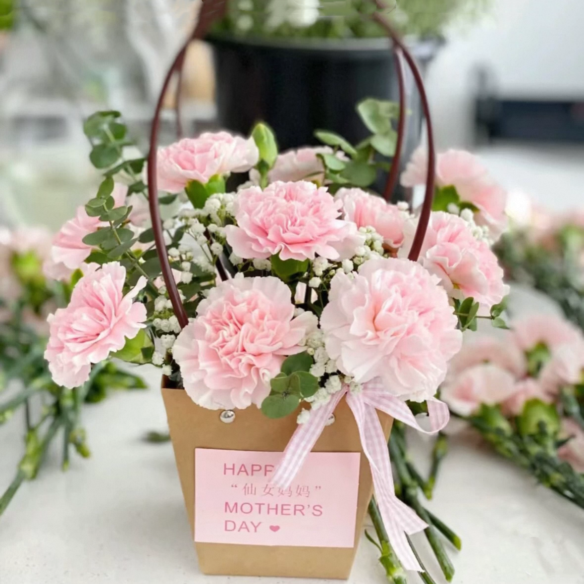 貌美如花/母亲节康乃馨11朵礼