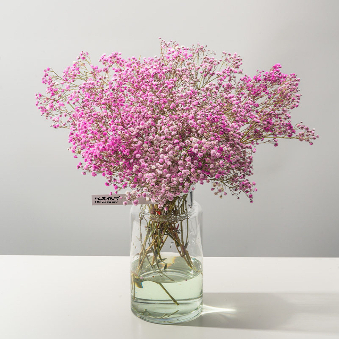 粉色 满天星1扎150g左右 生活鲜花 可做干花 花店送花上门