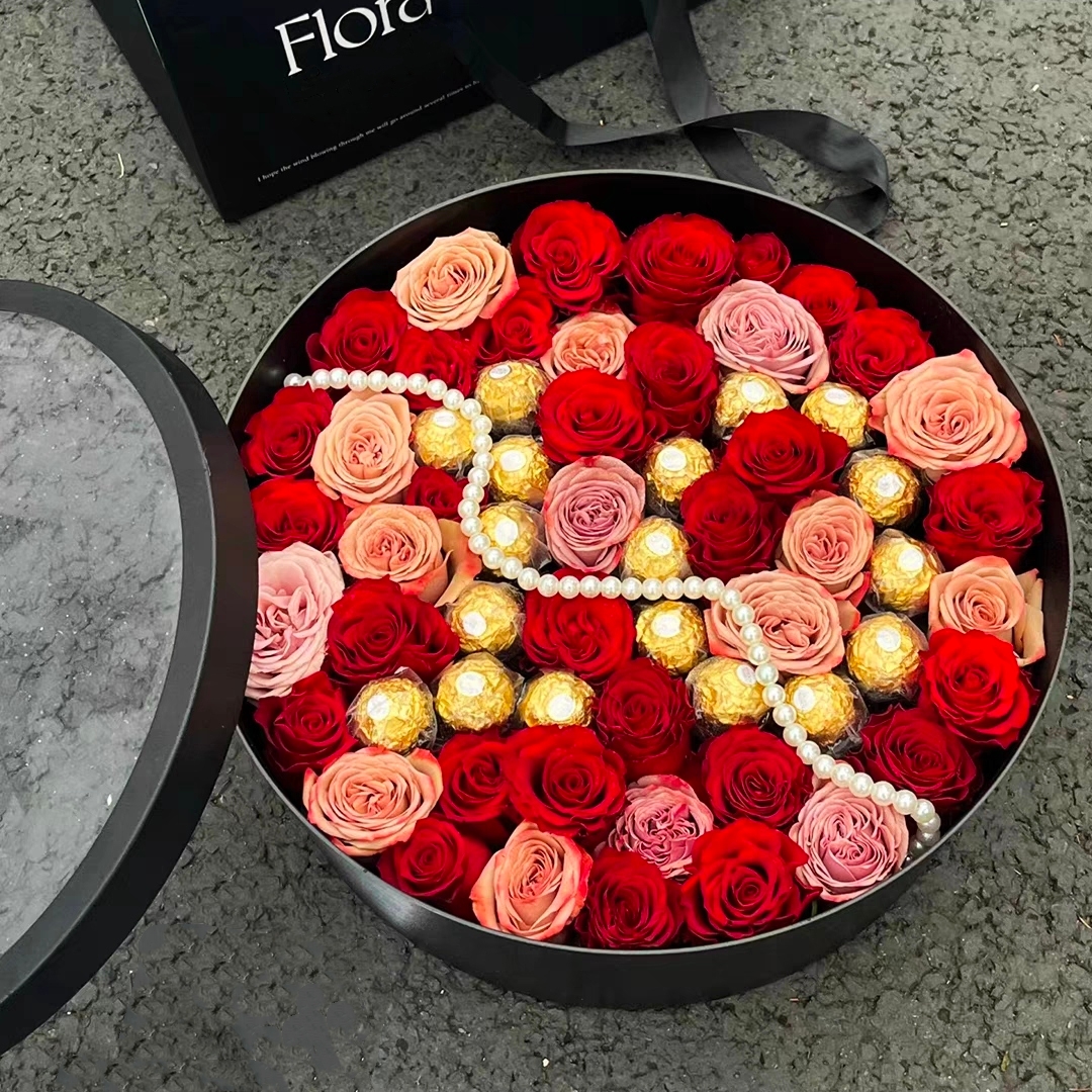 月光倾城/46朵玫瑰花搭配18