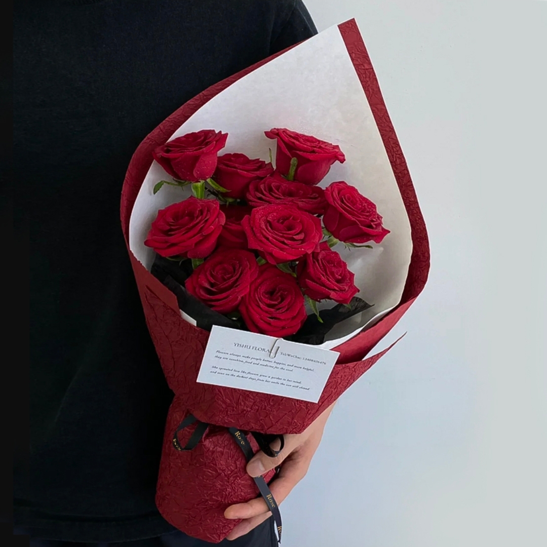 浪漫一刻/11朵红玫瑰简约花礼花店送花上门送朋友送恋人送闺蜜鲜花