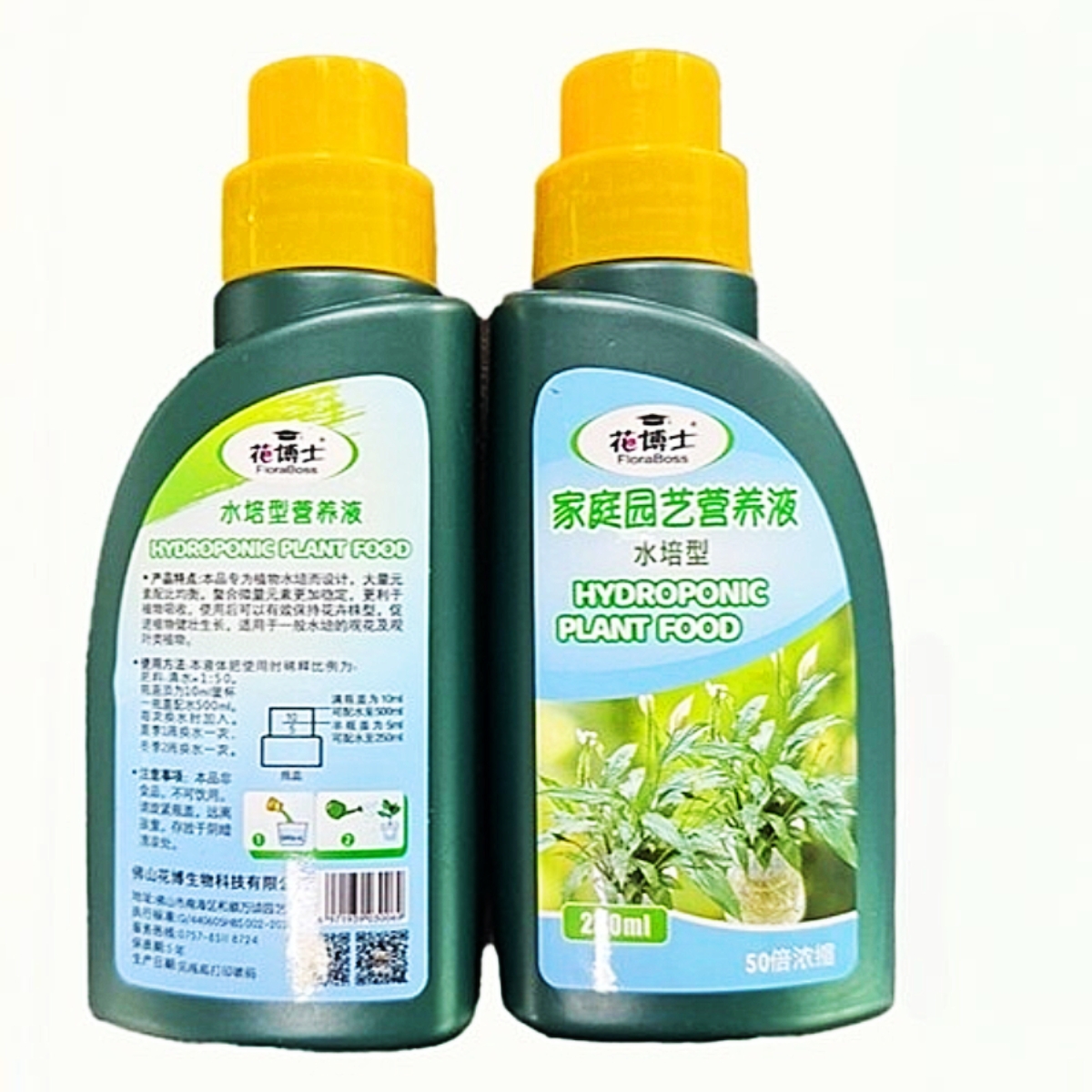 花博士水培植物营养液绿萝富贵竹