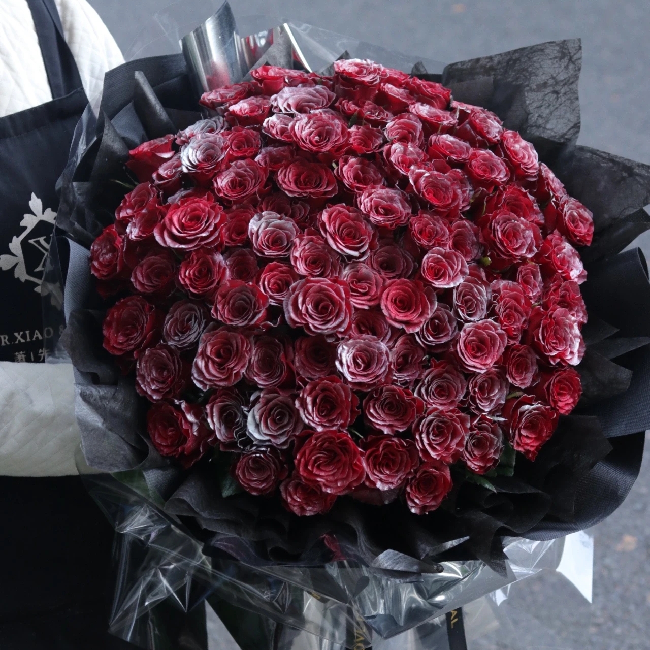 银河爱恋/99朵银河玫瑰花精美