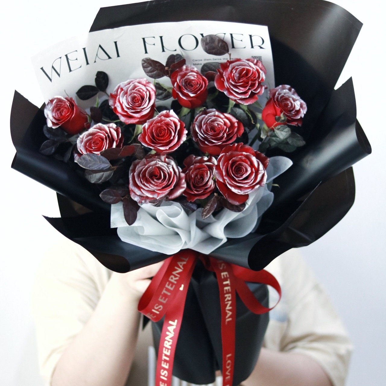 浩瀚银河/11朵银河玫瑰花精美