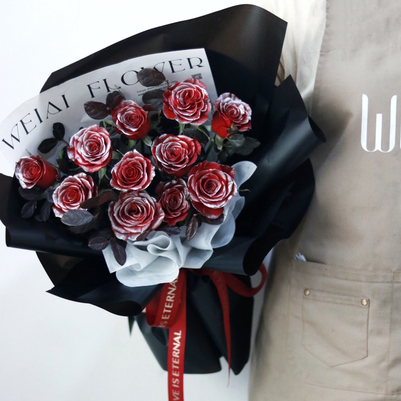 浩瀚银河/11朵银河玫瑰花精美