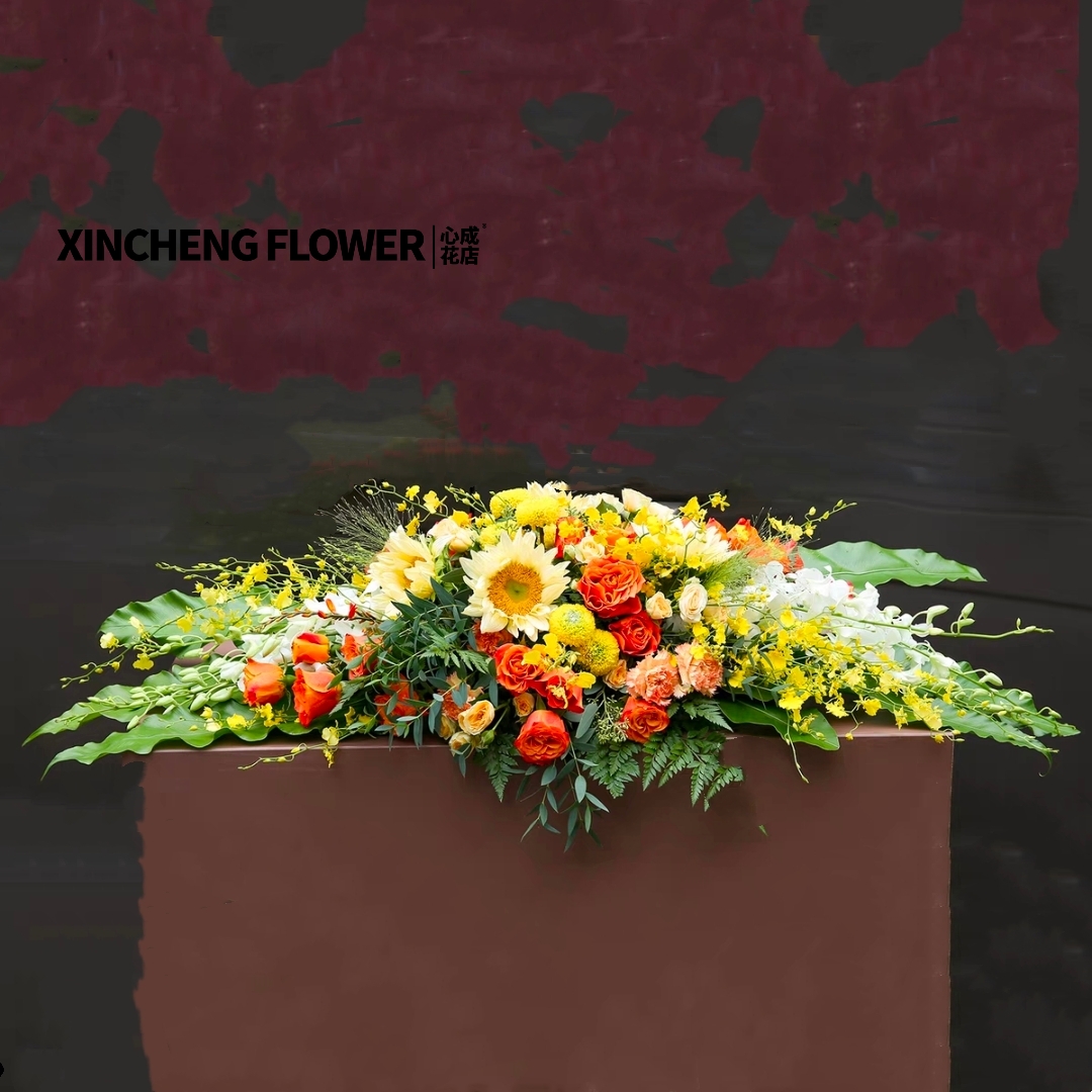 台花 桌花 会议桌鲜花009