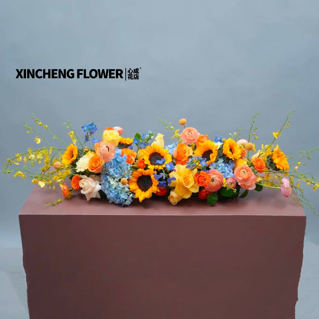 台花 桌花 会议桌鲜花008