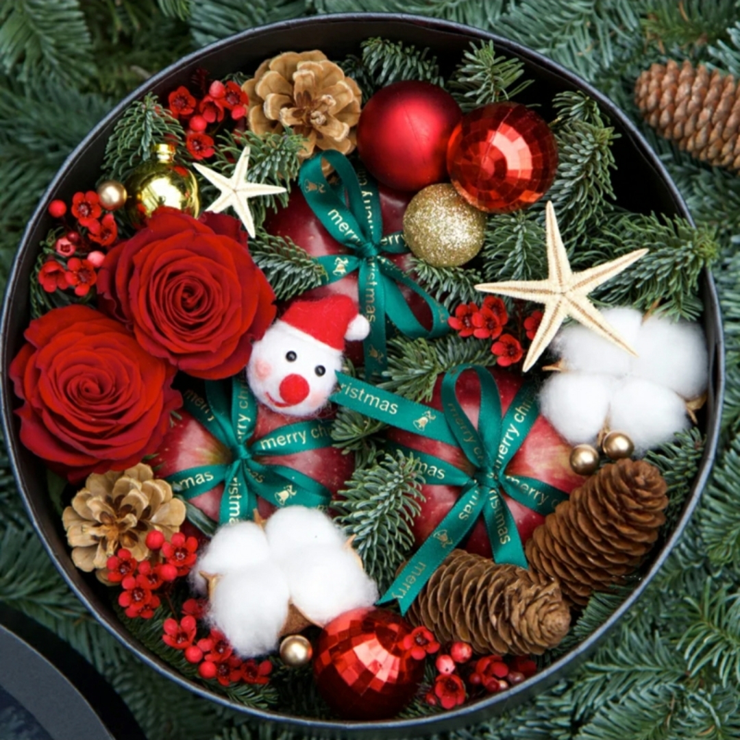 我爱你平安-精选苹果3个,玫瑰