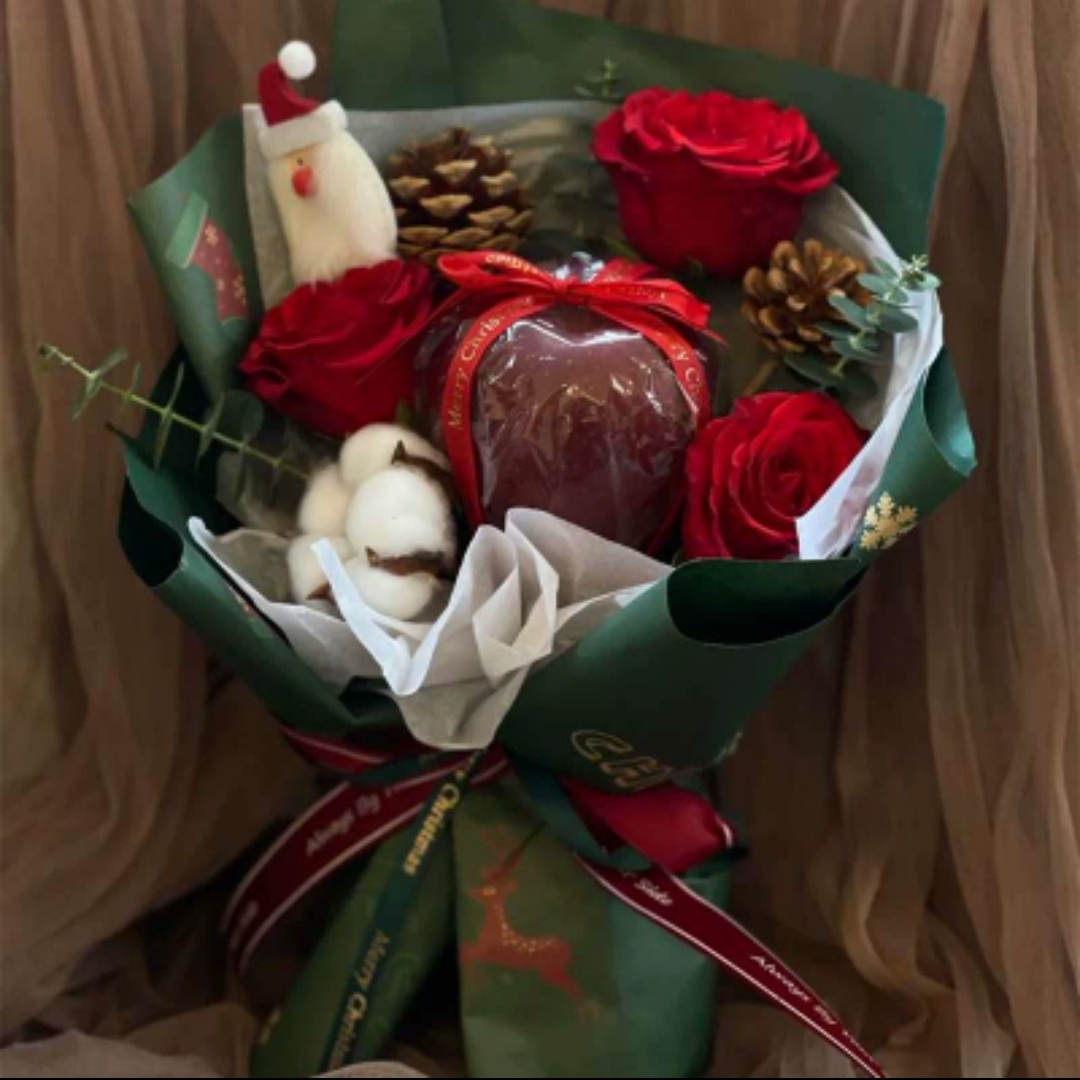 如沐春风-圣诞定制新品，花艺师