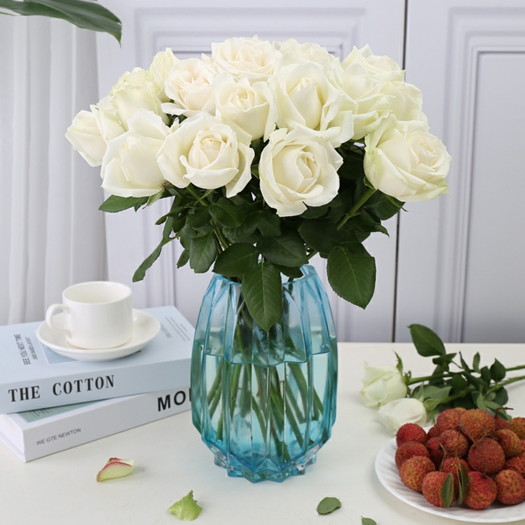 白色玫瑰花1枝 Rose 单枝