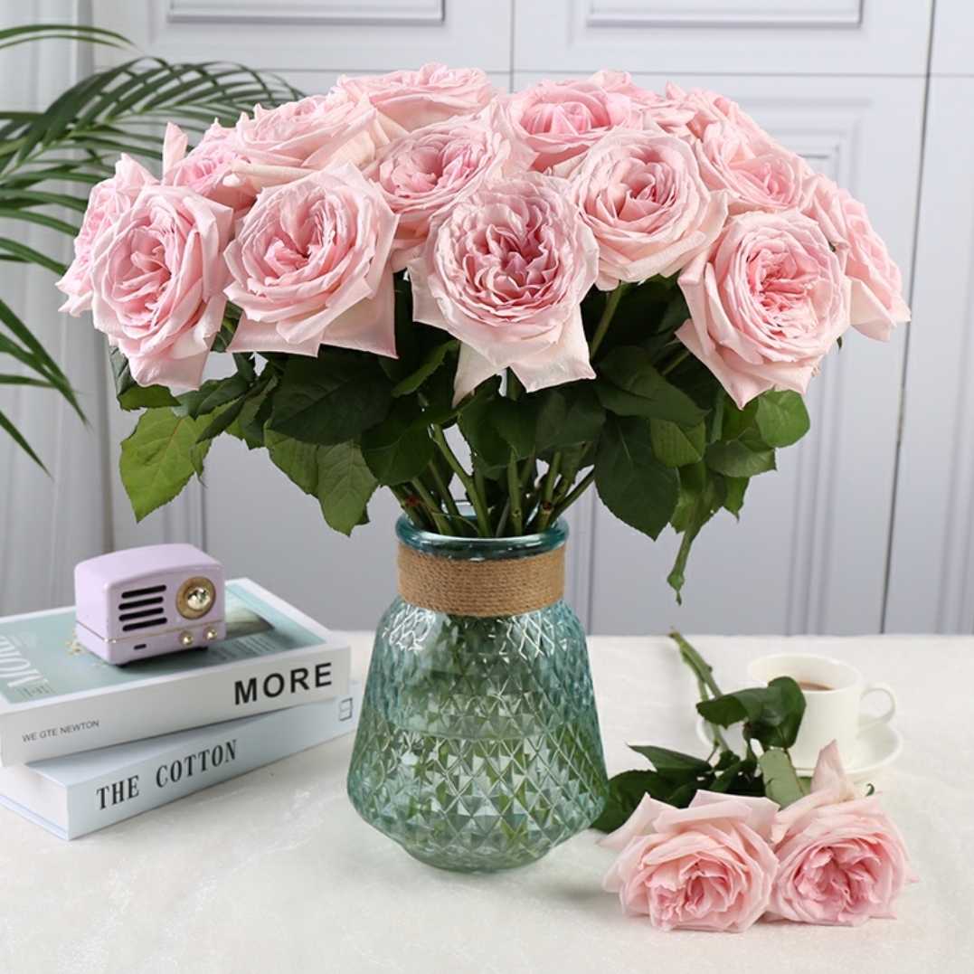 粉色荔枝玫瑰花1扎8-10枝粉