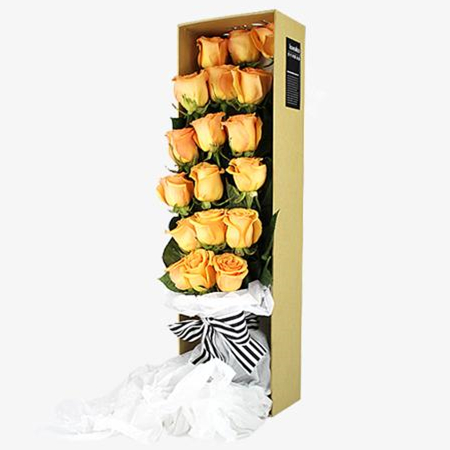 12朵进口皇家玫瑰花礼盒-Venus