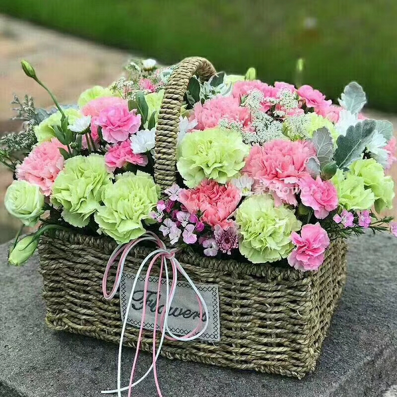 温馨祝福——私人定制手提花篮