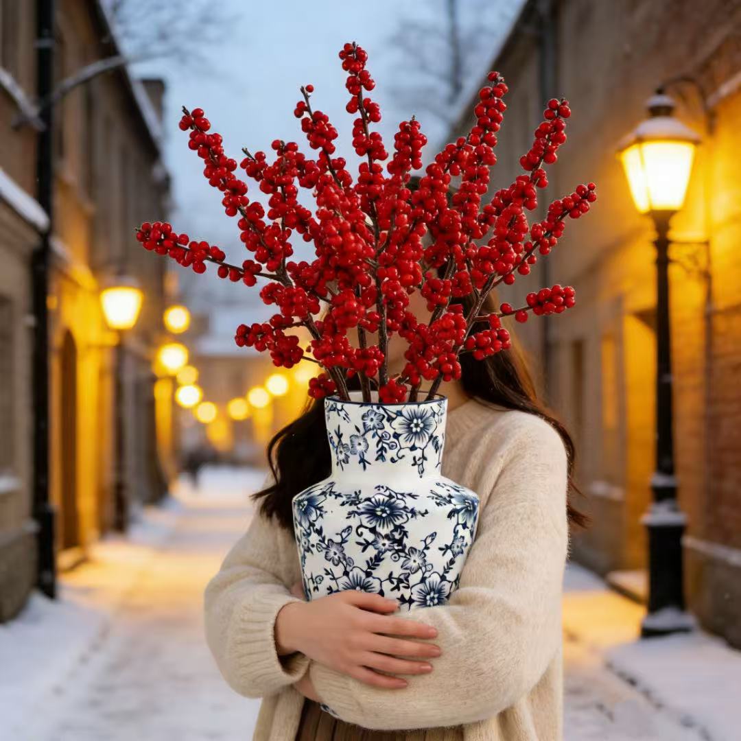 北美冬青 红豆 高端年宵花 1枝