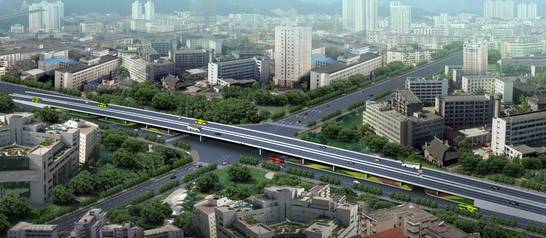 南京光华路跨绕城公路东延项目