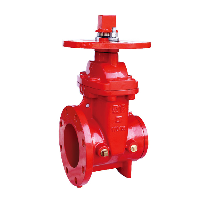 300psi non-rising flange+grooved gate valve