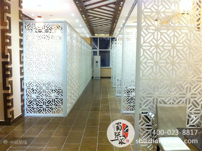 蜀张一派临江店大厅北区